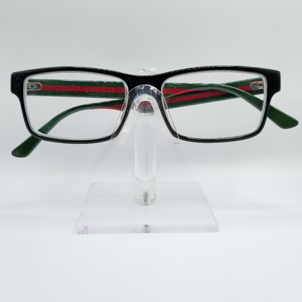 Gucci Green Red & Black Eyeglass Frames